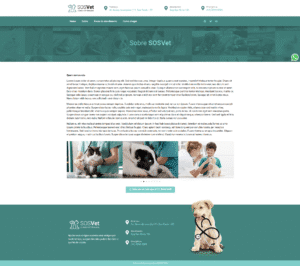 Vet Website About Page